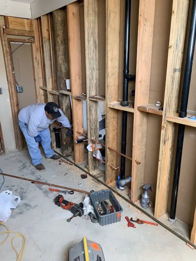 Commercial rough-in plumbing for Commercial Plumbing in Woodview Estates